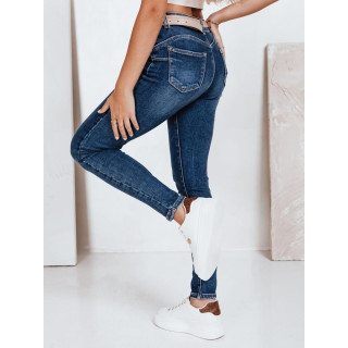 Modre ženske push-up kavbojke UY2822