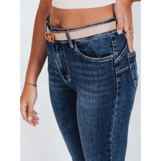 Modre ženske push-up kavbojke UY2822