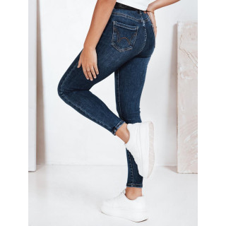 Ženske modre oprijete kavbojke UY2824