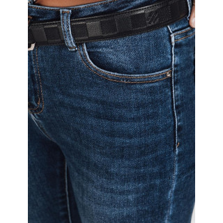 Ženske modre oprijete kavbojke UY2824