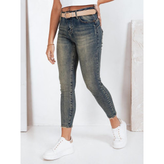 Modre ženske push-up kavbojke UY2827