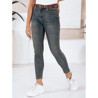 Ženske modre oprijete kavbojke UY2809