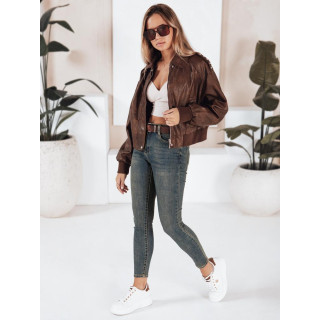 Ženske modre oprijete kavbojke UY2809