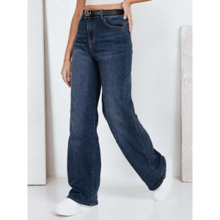 Modre široke ženske kavbojke UY2790