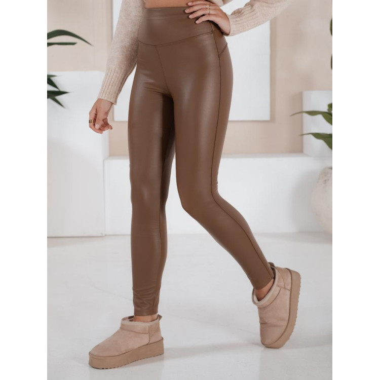 Svetlo rjave voskane ženske pajkice UY1703