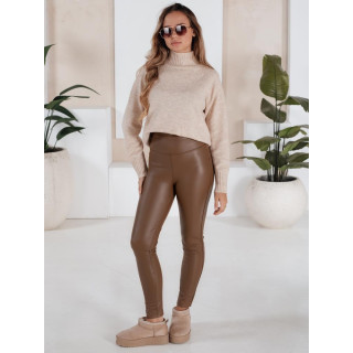 Svetlo rjave voskane ženske pajkice UY1703