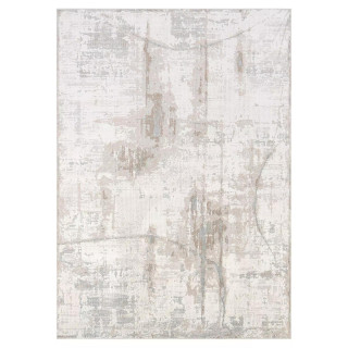 Kremna moderna vzorčasta preproga