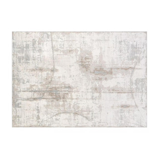 Kremna moderna vzorčasta preproga