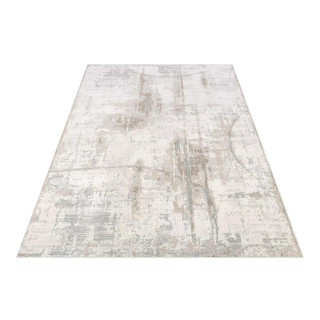 Kremna moderna vzorčasta preproga