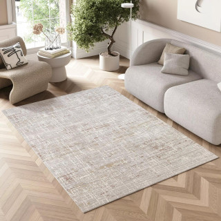 Moderna kremna preproga z vzorcem