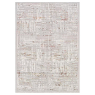 Kremna moderna vzorčasta preproga