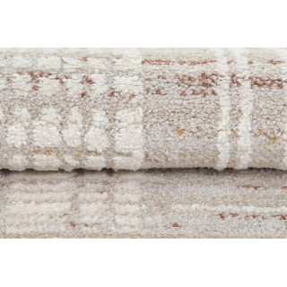 Kremna moderna vzorčasta preproga