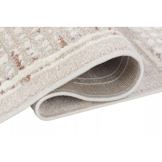 Kremna moderna vzorčasta preproga