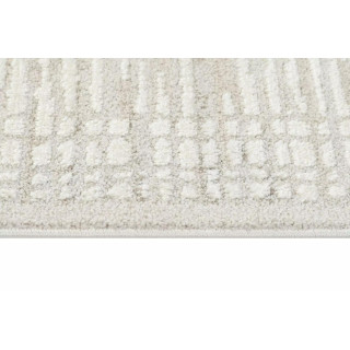 Moderna kremna preproga z vzorcem