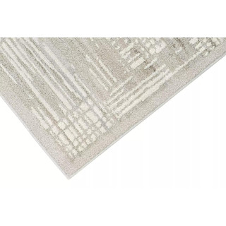 Moderna kremna preproga z vzorcem