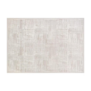 Moderna kremna preproga z vzorcem