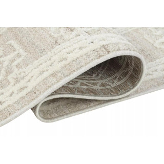 Kremna moderna vzorčasta preproga