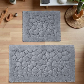 Komplet kopalniških preprog v sivi barvi