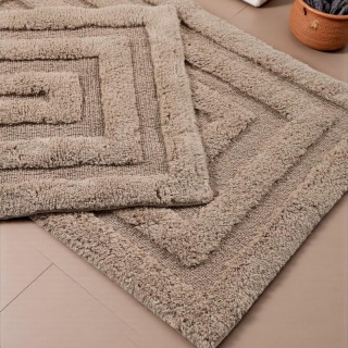 Komplet kopalniških preprog v bež barvi
