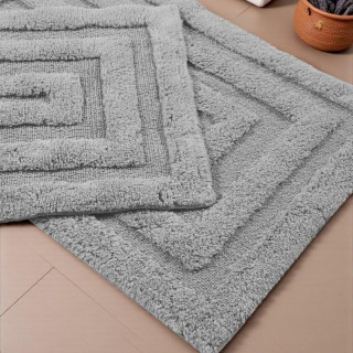 Komplet sivih kopalniških preprog