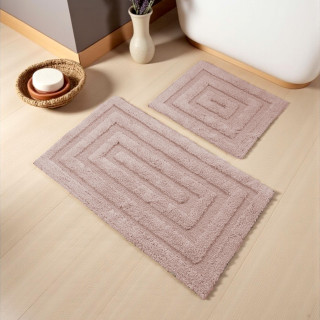 Komplet roza kopalniških preprog