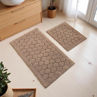 Komplet bež kopalniških preprog