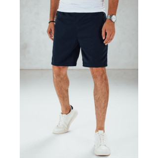 Moške kratke hlače iz temno modrega blaga SX2472