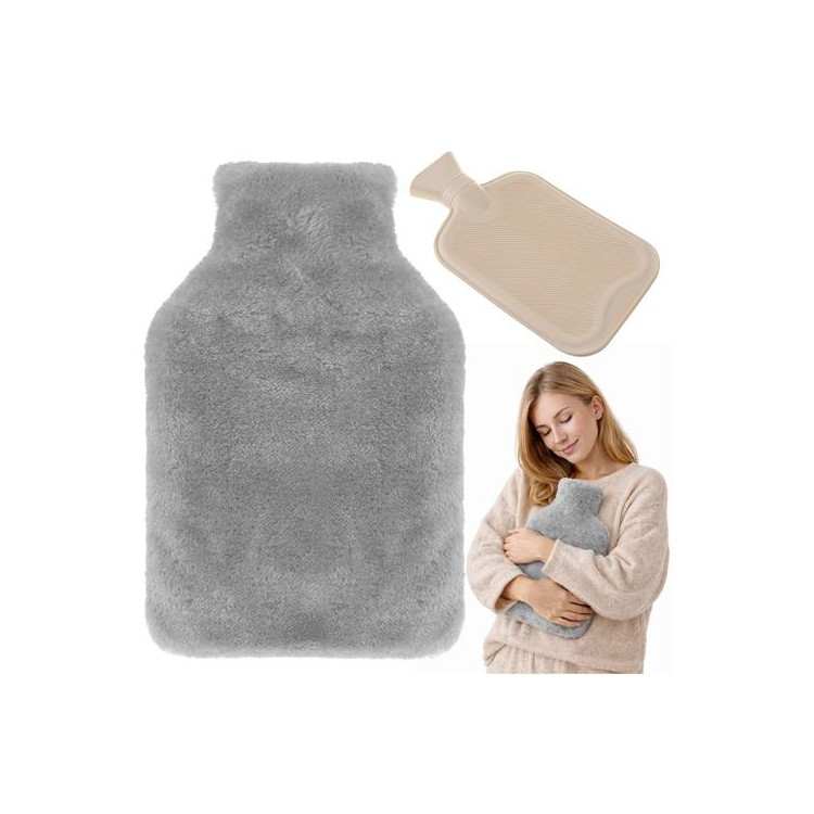 Gumijasta termoforka s plišastim pokrovom