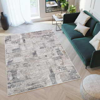 Moderna kremna preproga z nežnim vzorcem