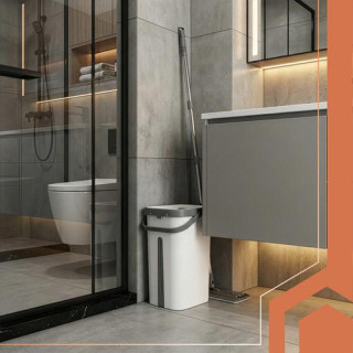 Dvokomorna ploska mopa za brisanje - 11 l