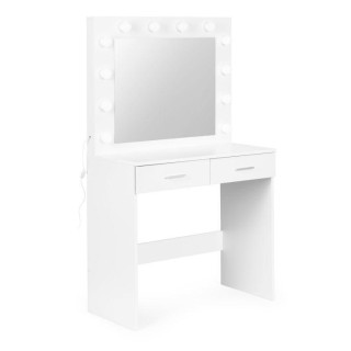 Toaletna mizica z ogledalom in LED osvetlitvijo