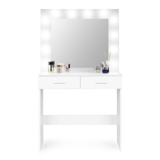 Toaletna mizica z ogledalom in LED osvetlitvijo