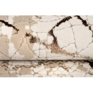 Vzorčasta rjava preproga s 3D učinkom