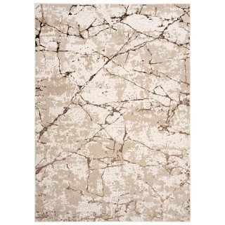 Vzorčasta rjava preproga s 3D učinkom