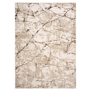 Vzorčasta rjava preproga s 3D učinkom