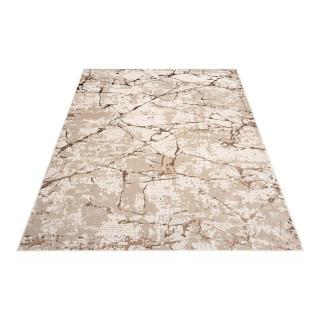 Vzorčasta rjava preproga s 3D učinkom