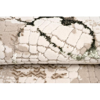 Zelena moderna preproga s 3D učinkom