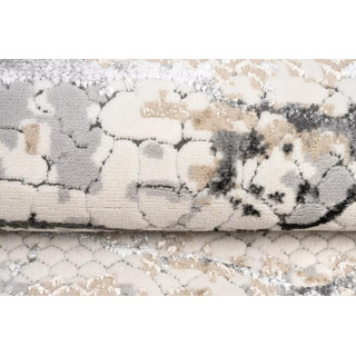 Vzorčasta siva preproga s 3D učinkom