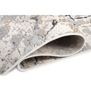 Vzorčasta siva preproga s 3D učinkom