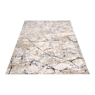 Vzorčasta siva preproga s 3D učinkom