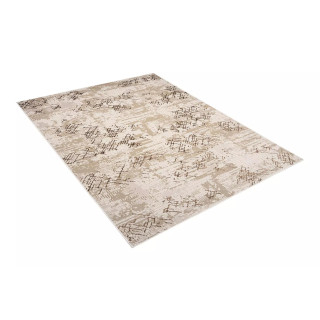 Rjava vzorčasta preproga s 3D učinkom