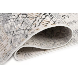 Vzorčasta siva preproga s 3D učinkom