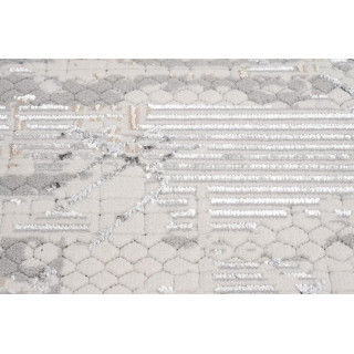 Vzorčasta siva preproga s 3D učinkom