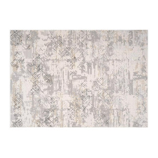 Vzorčasta siva preproga s 3D učinkom