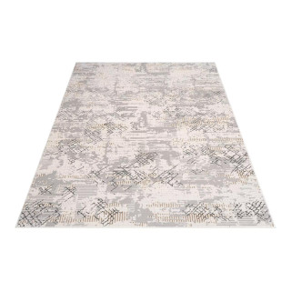 Vzorčasta siva preproga s 3D učinkom