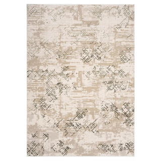 Zelena vzorčasta preproga s 3D učinkom