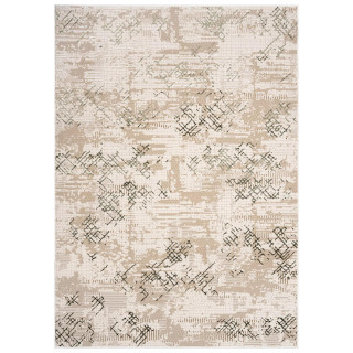 Zelena vzorčasta preproga s 3D učinkom