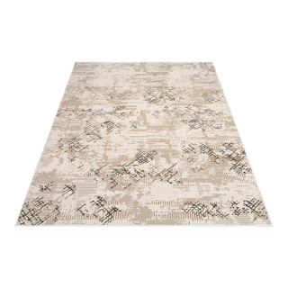 Zelena vzorčasta preproga s 3D učinkom