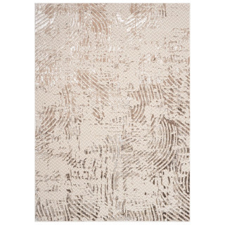 Vzorčasta rjava preproga s 3D učinkom