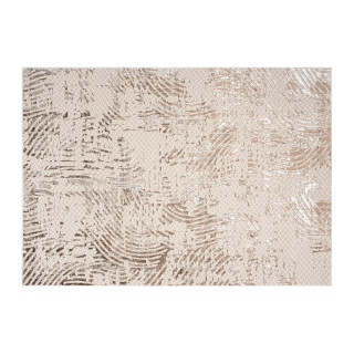 Vzorčasta rjava preproga s 3D učinkom